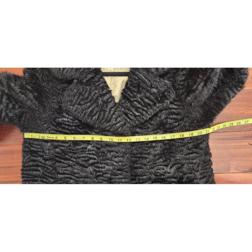 Kate Spade New York Faux Fur Coat Women’s M Elegant Textured Plush Winter Jacket - Picture 13 of 14
